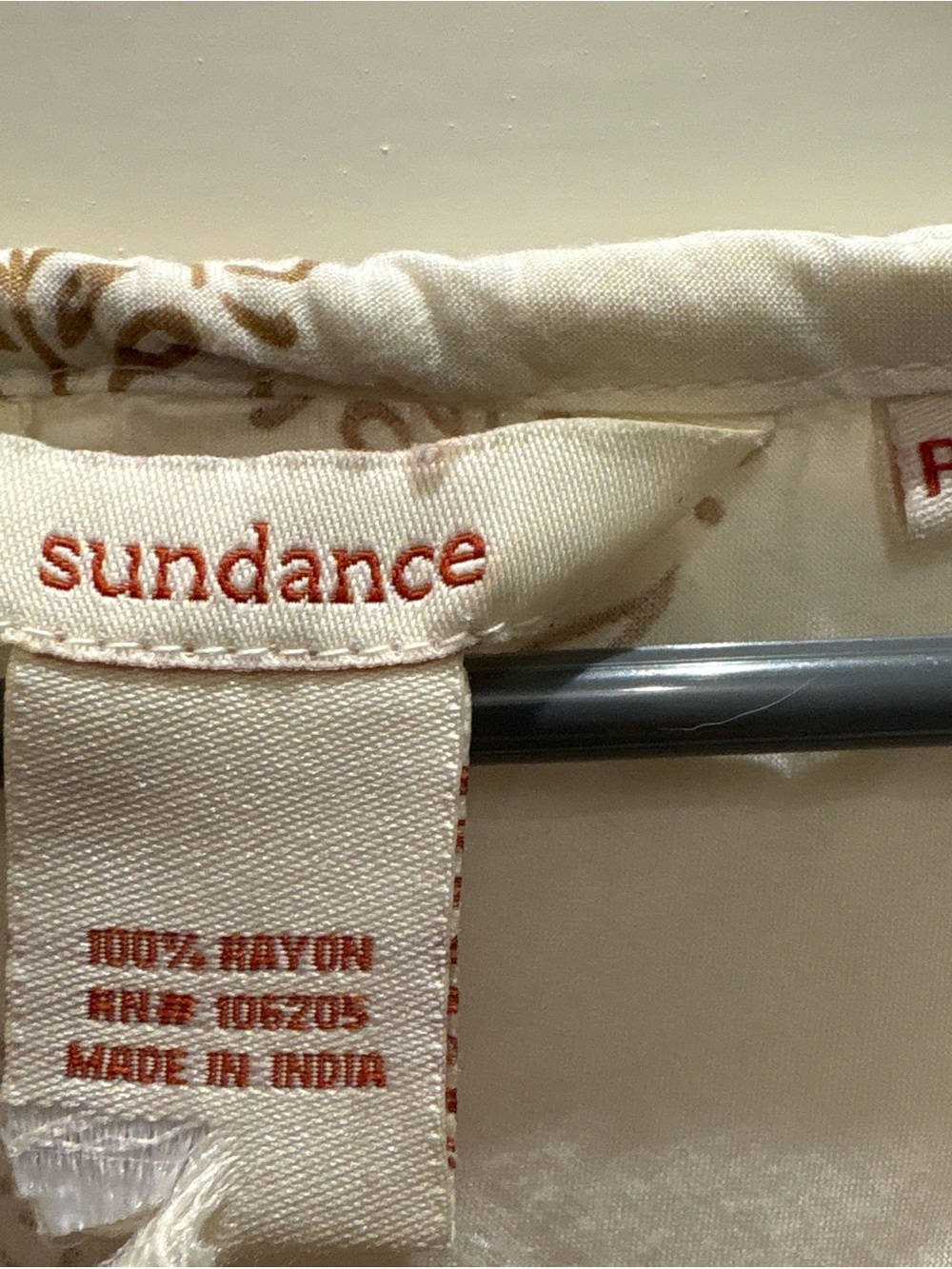 Sundance Cream Maxi Dress with Gold Botanical Print - Picture 4 of 8